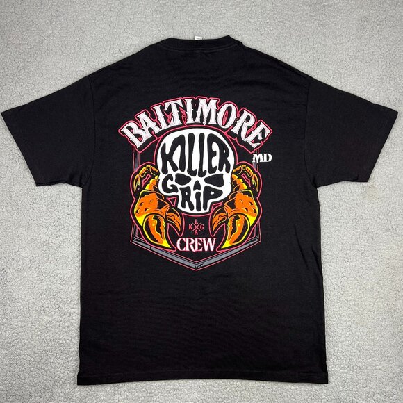 Killer Grip Shirt Men Large L Black NOPE Movie Baltimore Crew MD Tee T Limited 1 - Picture 1 of 6